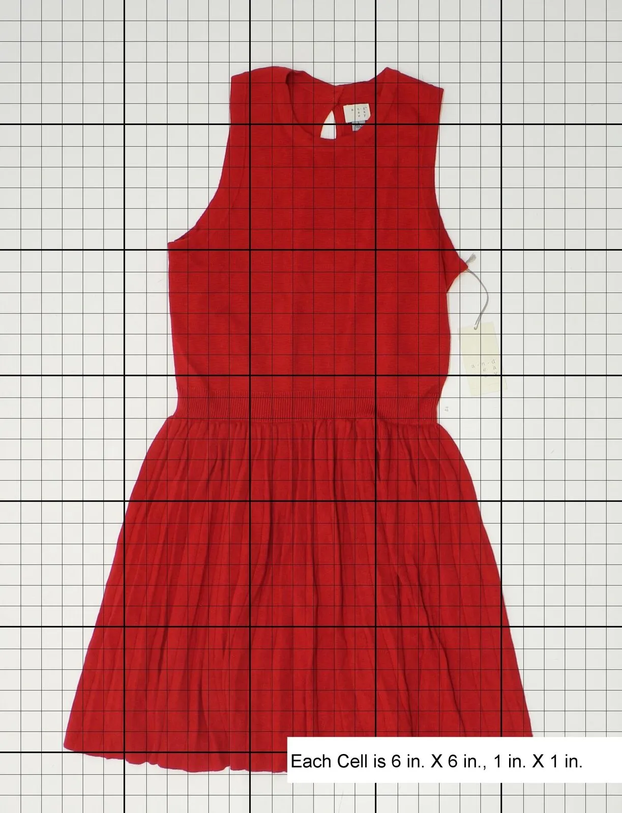 A New Day Women's Textured Sweater Dress Red Large