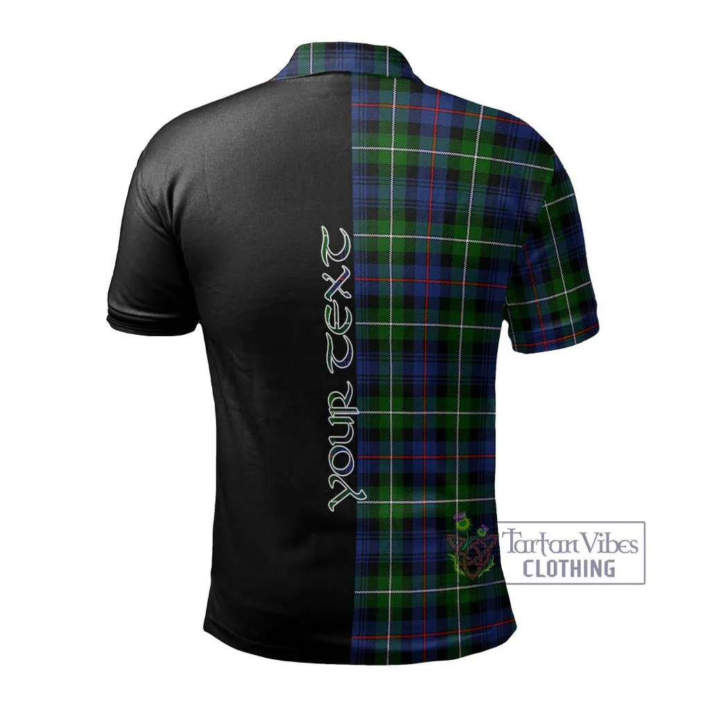 Baillie Tartan Polo Shirt with Family Crest and Half Of Me Style