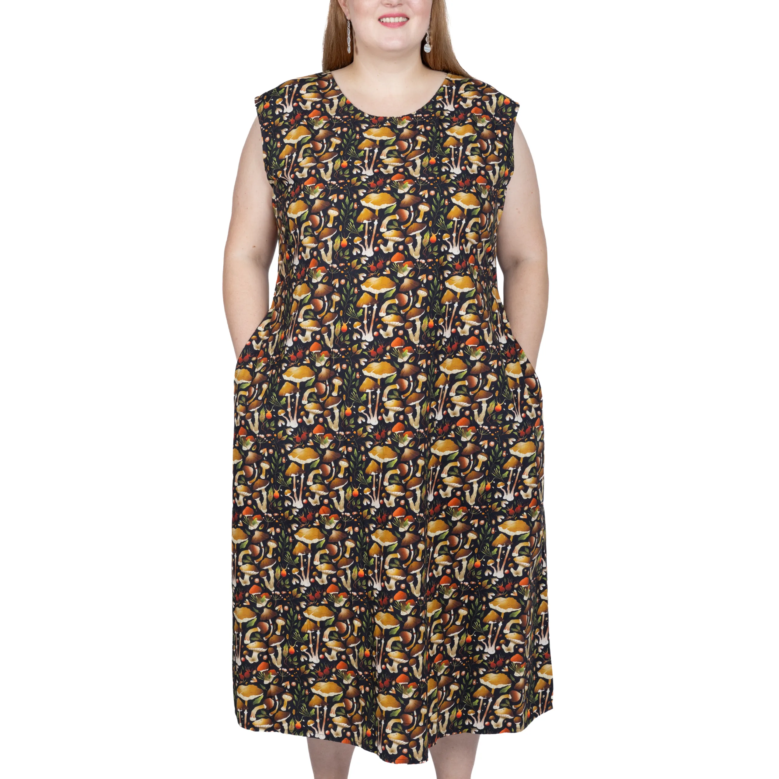 Mushroom Maxi Dress [FINAL SALE]