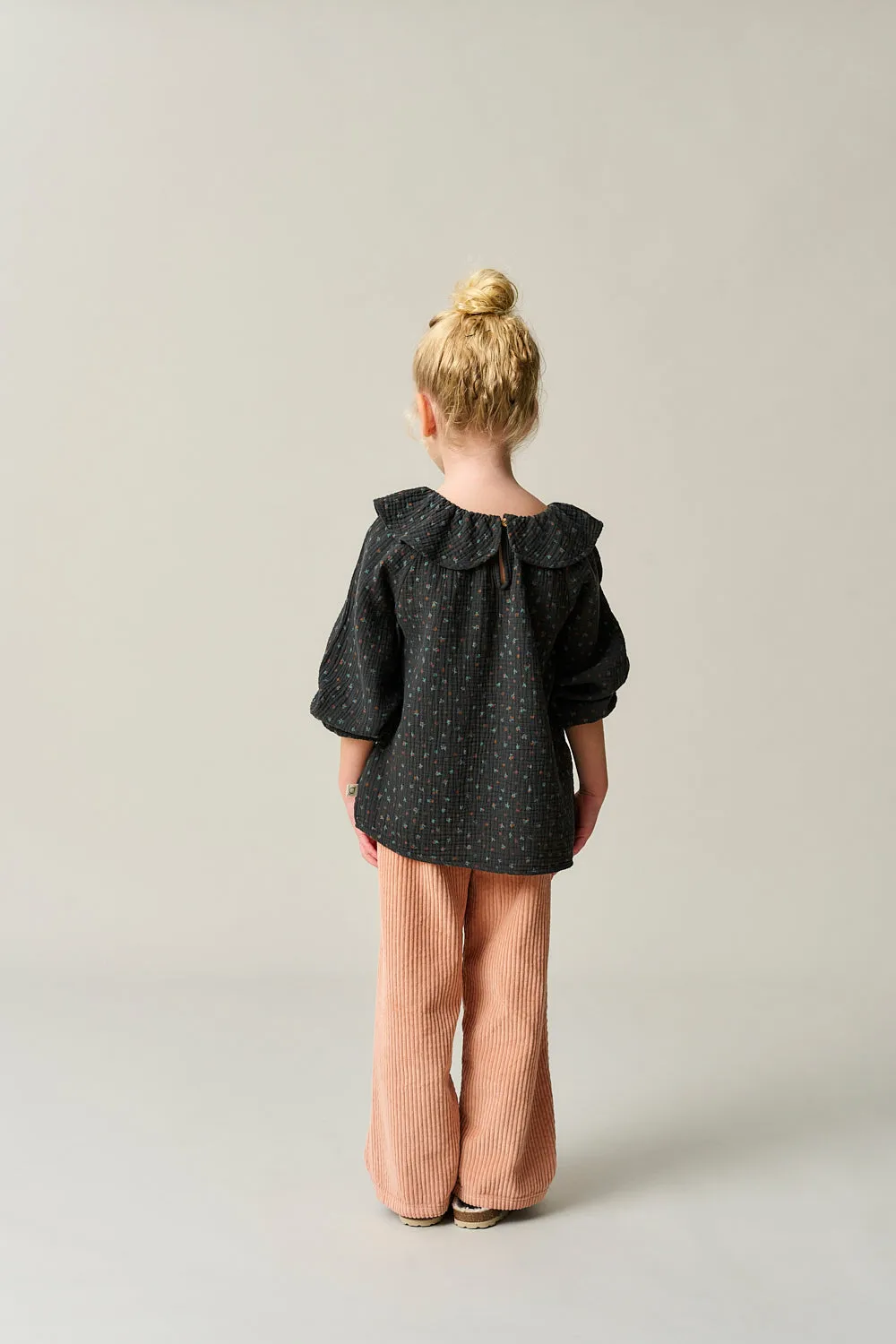 Organic Wide Corduroy Pants "Lola Pink“, 3J / 4J / 11-12J