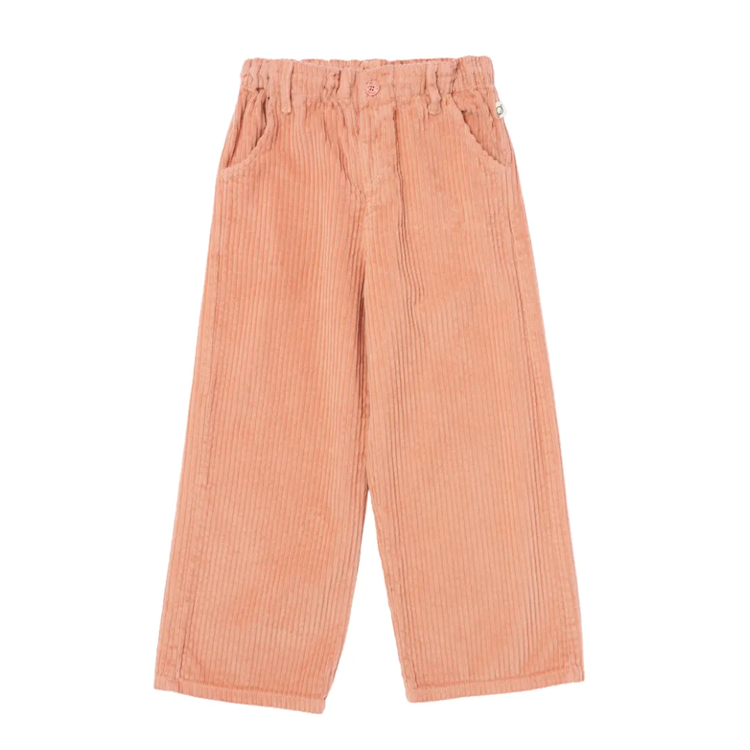 Organic Wide Corduroy Pants "Lola Pink“, 3J / 4J / 11-12J
