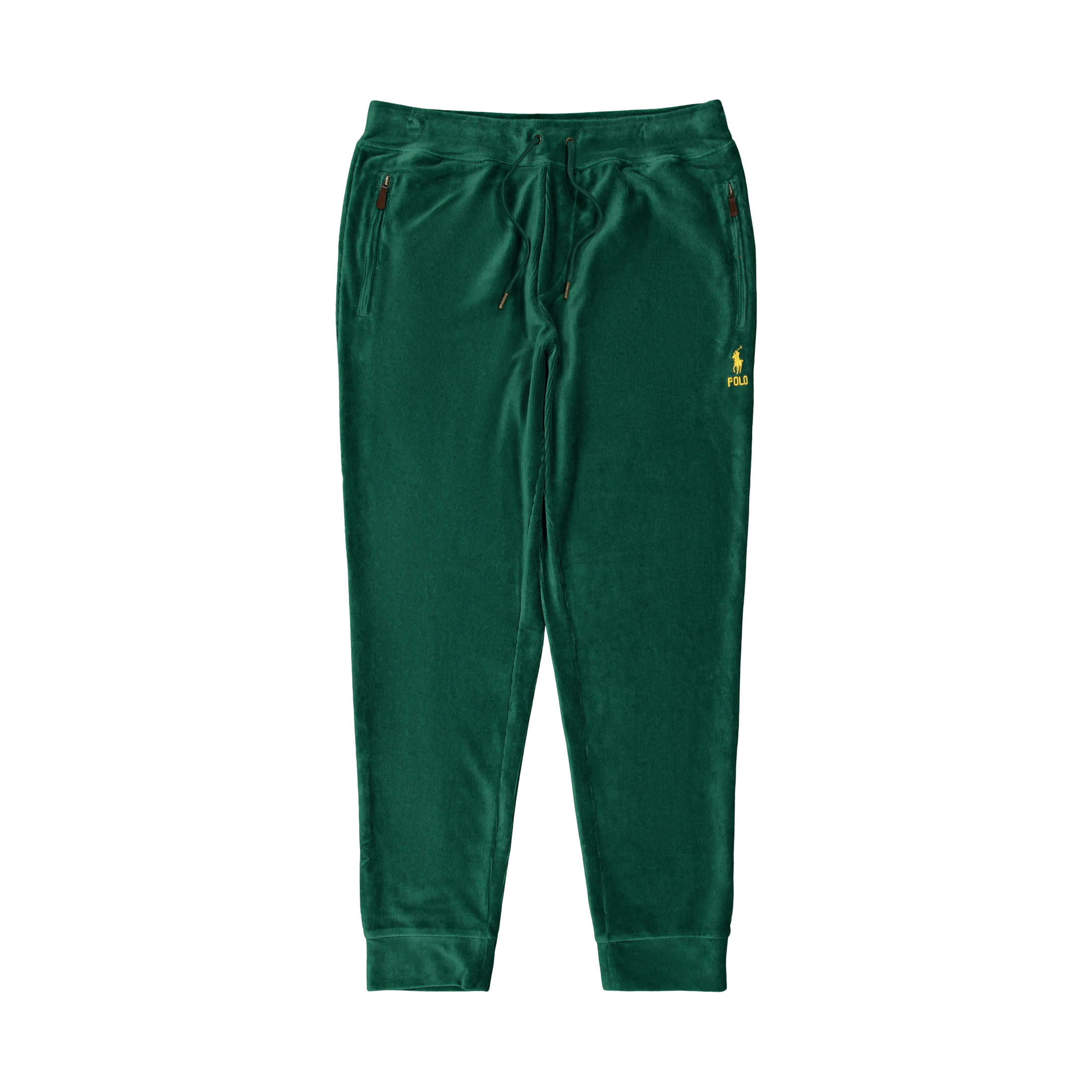 Polo Ralph Lauren Corduroy Track Pants 001 Moss Agate