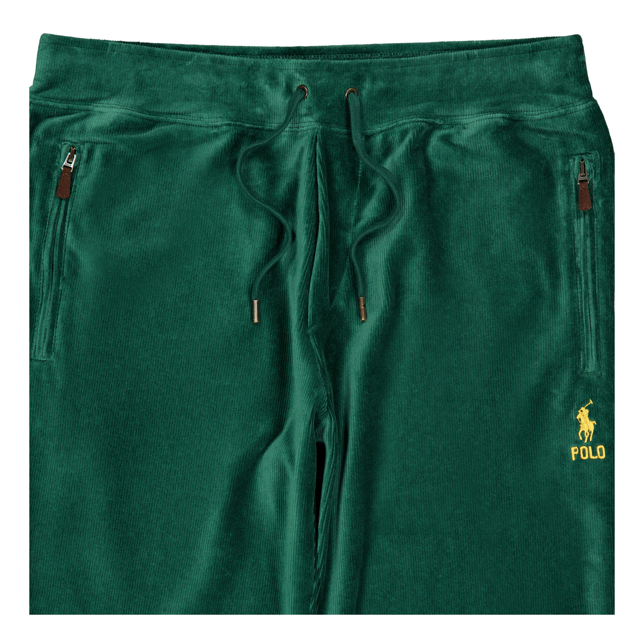 Polo Ralph Lauren Corduroy Track Pants 001 Moss Agate
