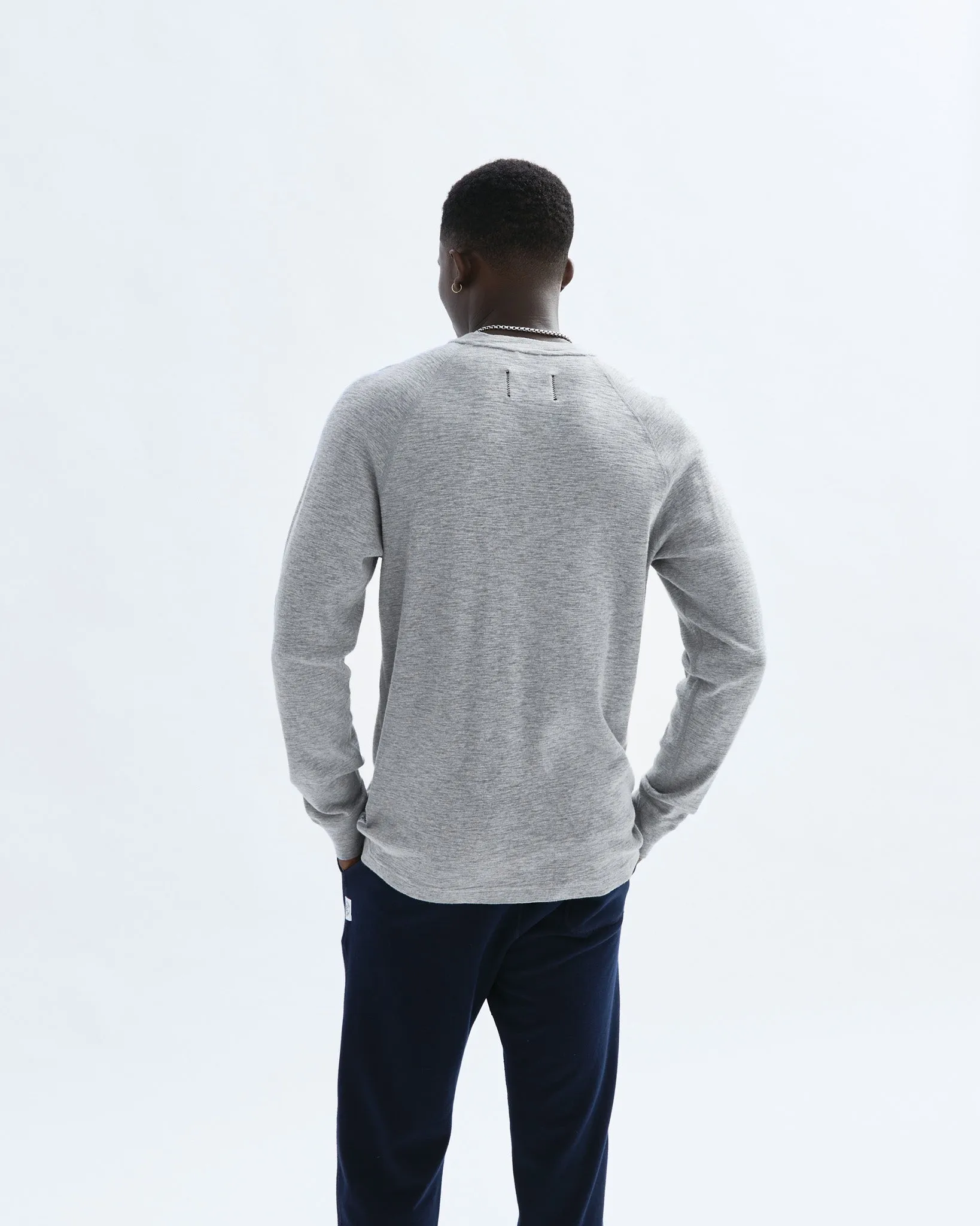 REIGNING CHAMP 1X1 SLUB LONG SLEEVE HENLEY - 3 COLORS