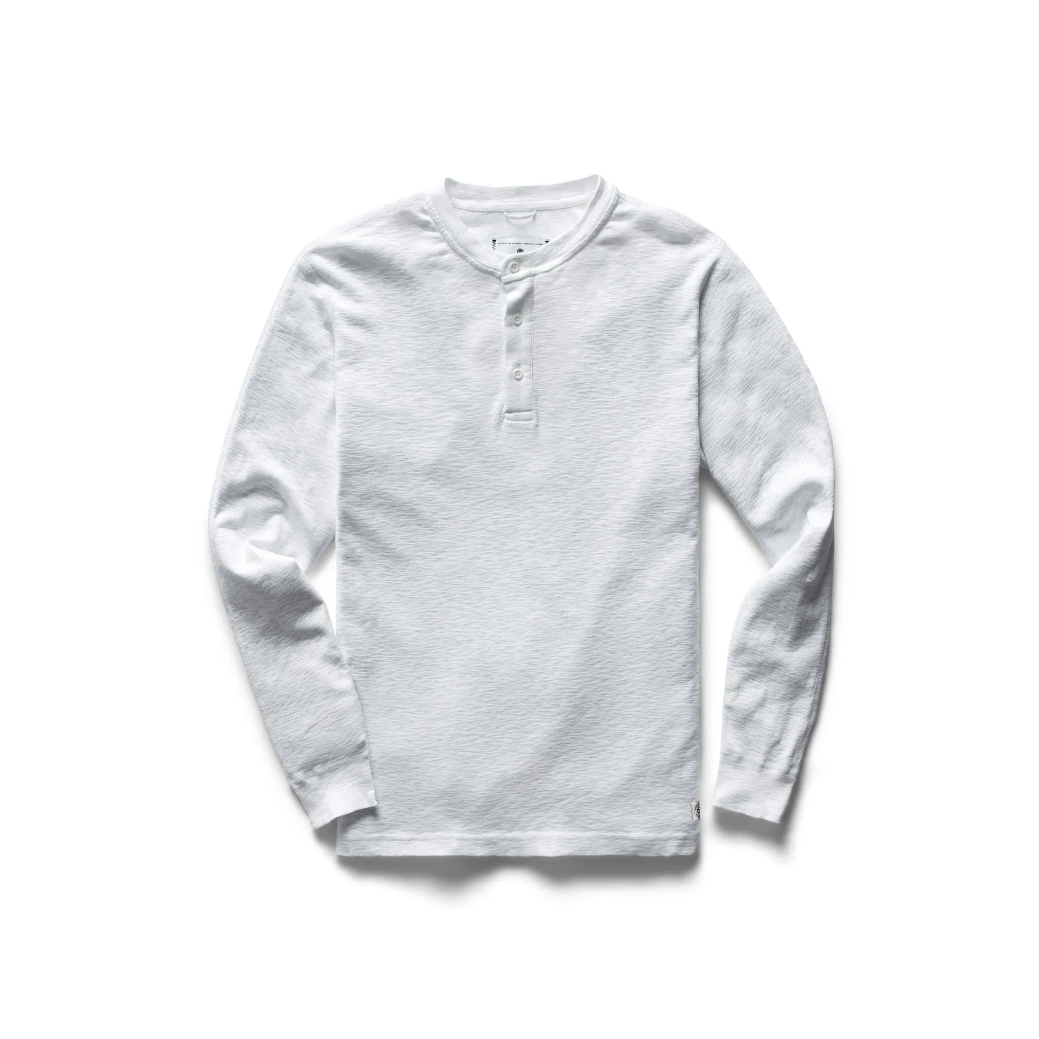 REIGNING CHAMP 1X1 SLUB LONG SLEEVE HENLEY - 3 COLORS