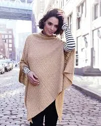 Seraphine Maternity & Nursing Cable Knit Shawl Caleb