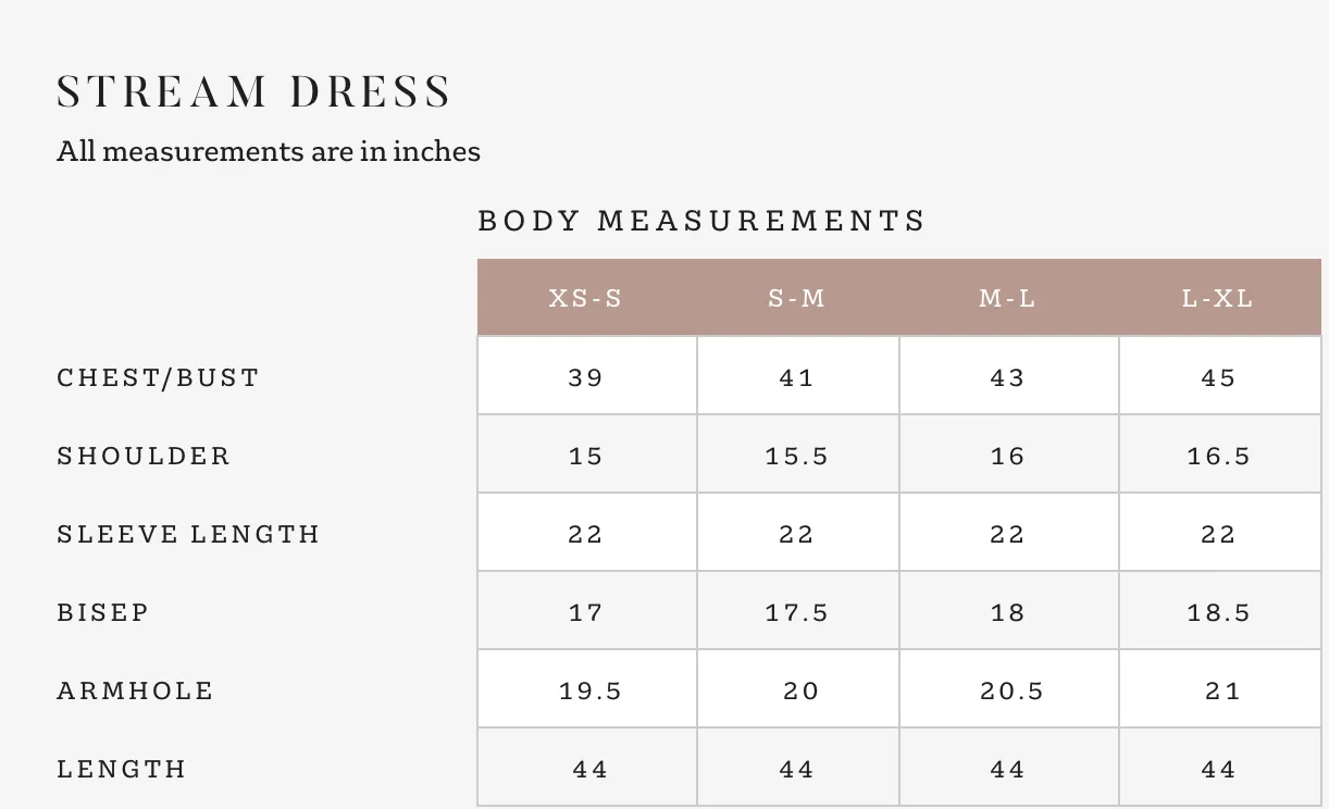 STREAM DRESS IVORY BROWN by Cord
