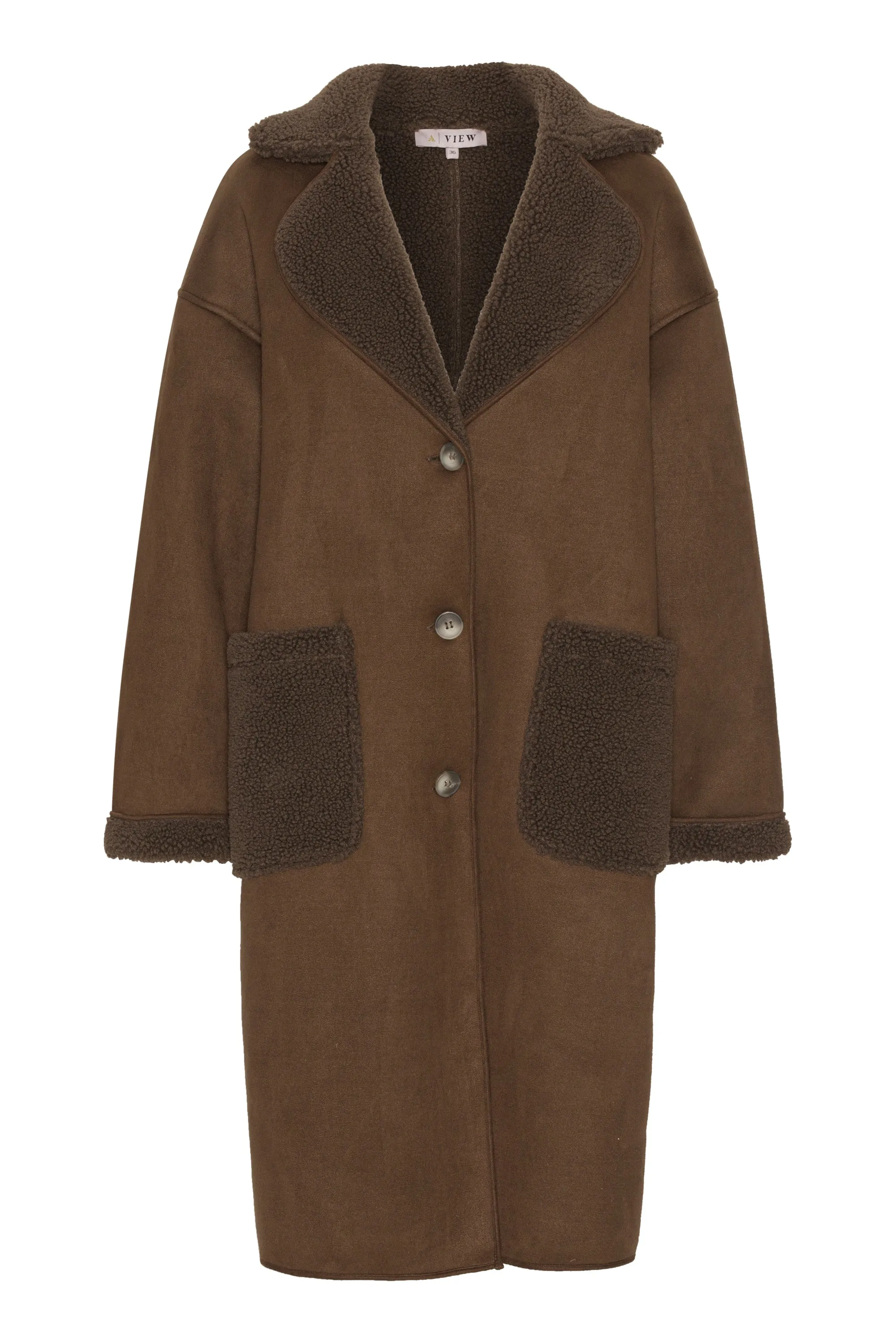 Uria coat AV3230 - Brown