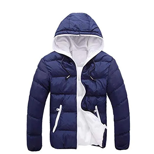 Zolimx Cappotto Da Uomo Inverno, Piumino Invernale Autunno Giubbotto Giacchetta Giacca Manica Lunga Felpa Con Cappuccio Elegante Piumino Giubbotti Con Cappuccio Uomo Cappotti Impermeabile